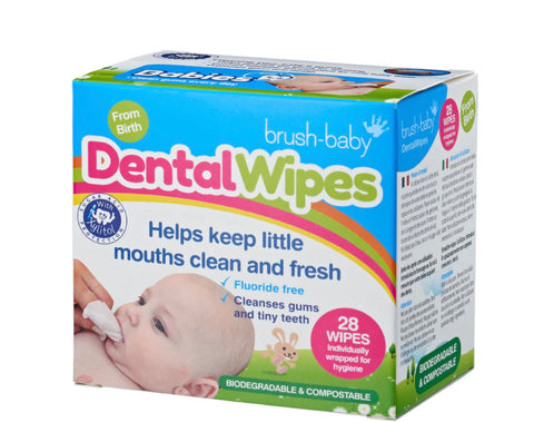 Brush-Baby Dental Wipes 0-16 Months