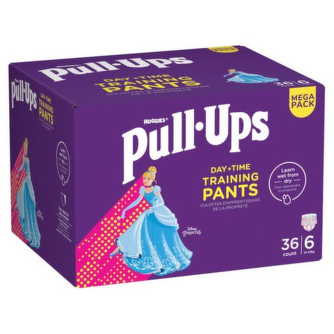 Huggies Pull-Ups Day Time Girl Training Pants Size 6, 36 Pack_15-23kg