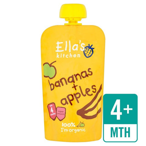 Ella's Kitchen S1 - Apples + Bananas 7 x 120g