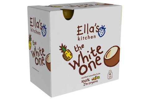 Ella's Kitchen Smoothie Fruit - White One 3 x (4 x 90g)