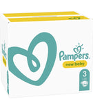 Pampers New Baby Size 3 - Monthly Pack - 204pcs